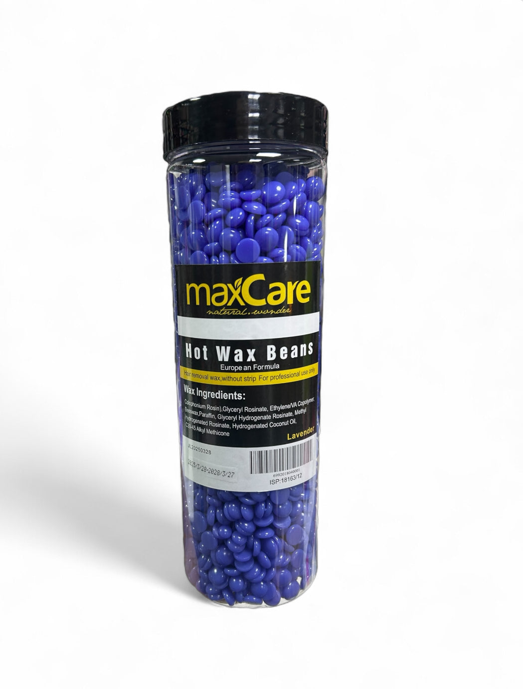 CERA ELASTICA DEPILATORIA 400G MAXCARE (LAVANDER)