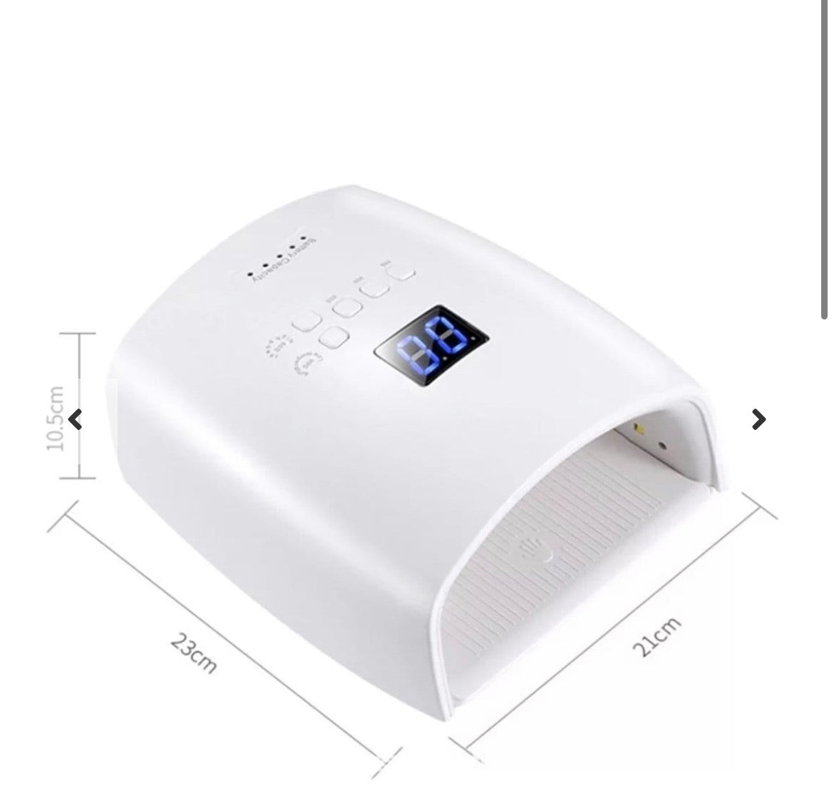 LAMPARA INALÁMBRICA NAILSTAR 66w (RECARGABLE)