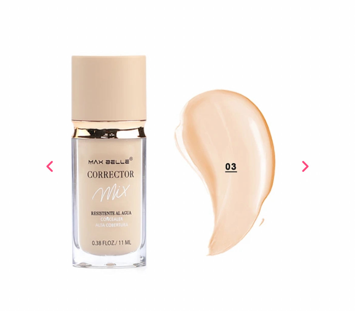 CORRECTOR LÍQUIDO 10ml MAX BELLE