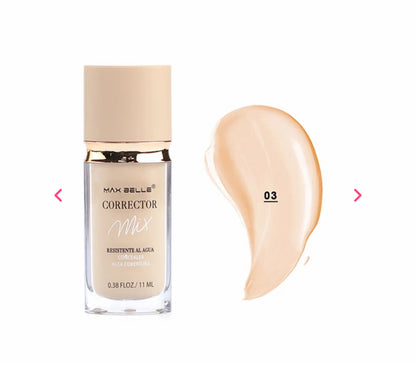 CORRECTOR LÍQUIDO 10ml MAX BELLE