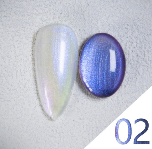 Nro 02 AURORA EFFECT GEL ESMALTE PERMANENTE SWEET COLOR 15ml