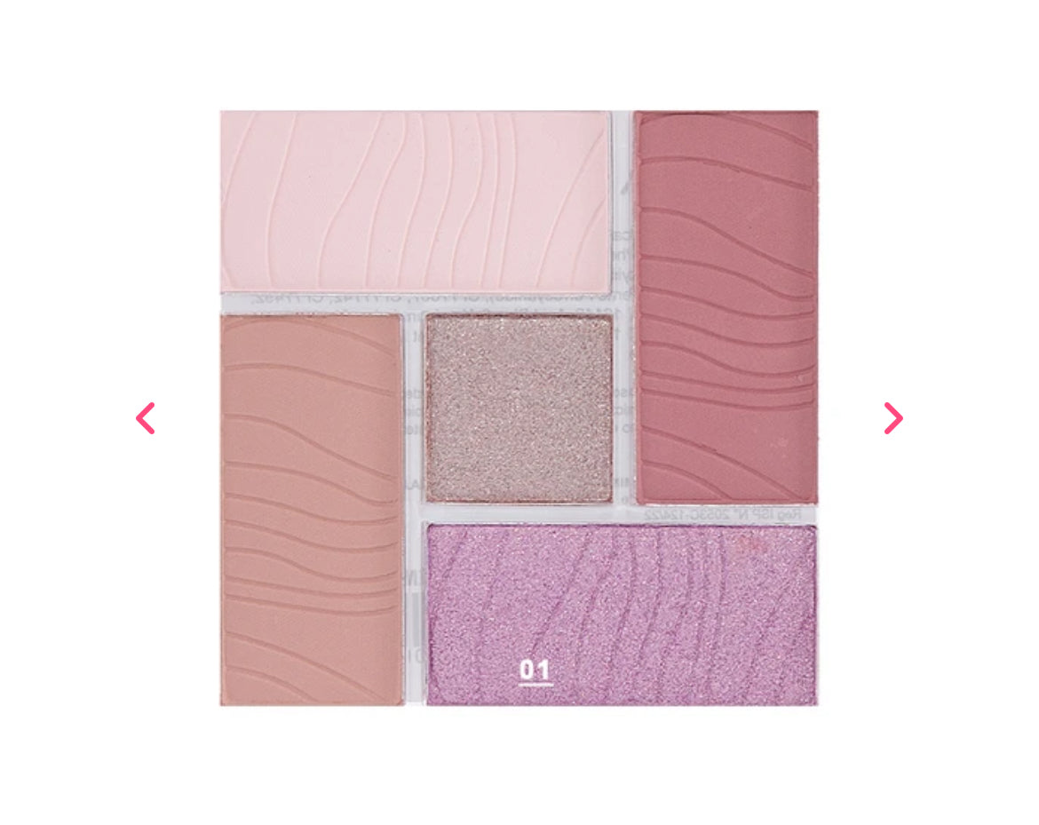 PALETA DE SOBRAS 5 COLORES