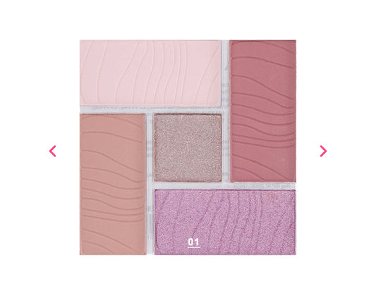 PALETA DE SOBRAS 5 COLORES