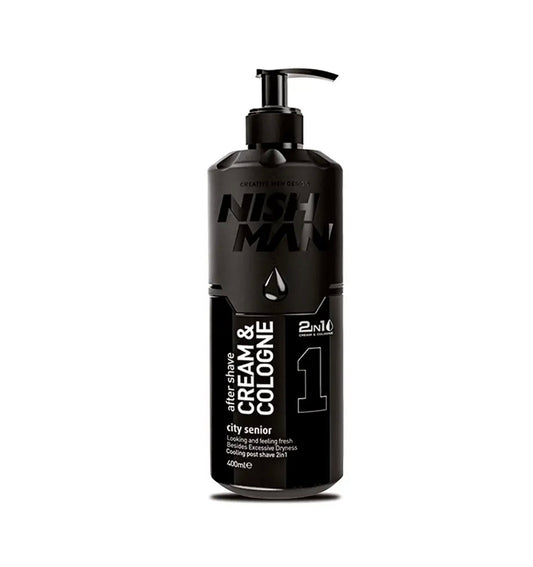 AFTER SHAVE CREAM & COLOGNE NISHMAN 400ml 1 CITY SENIOR
