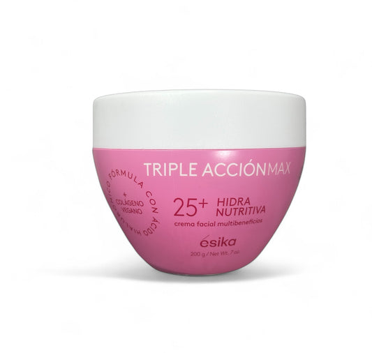 CREMA TRIPLE ACCION HIDRA NUTRITIVA 25+ 200gr.