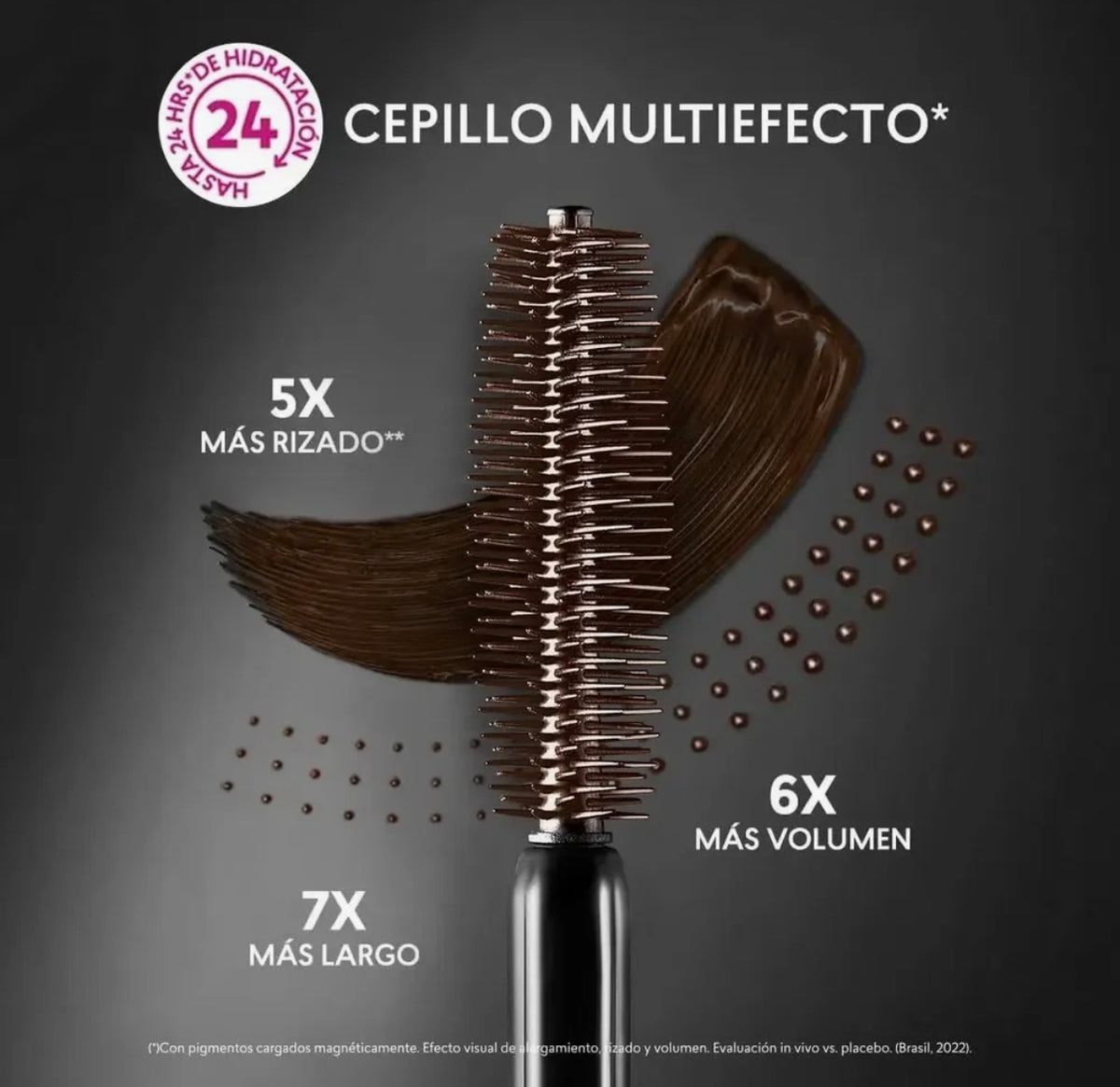 MASCARA DE PESTAÑAS MOCCA (CAFE) MAGNETIC LASH CYZONE