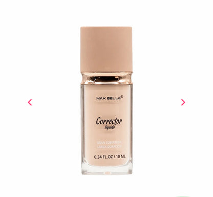 CORRECTOR LÍQUIDO 10ml MAX BELLE