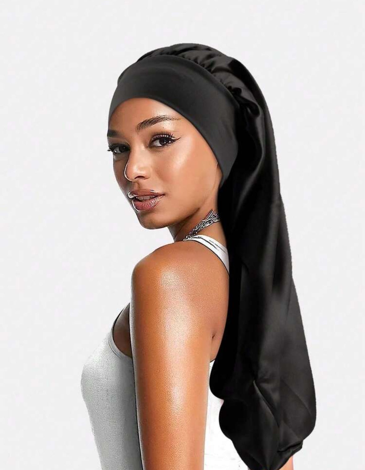 GORRO DE SEDA CABELLO LARGO