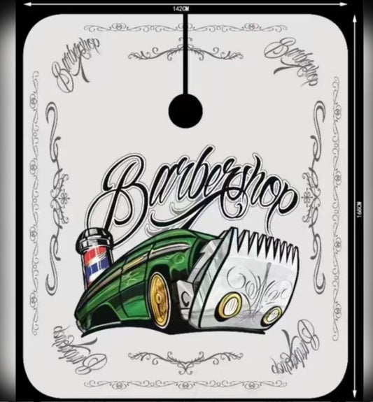 CAPA BARBERIA MAQUINA VERDE