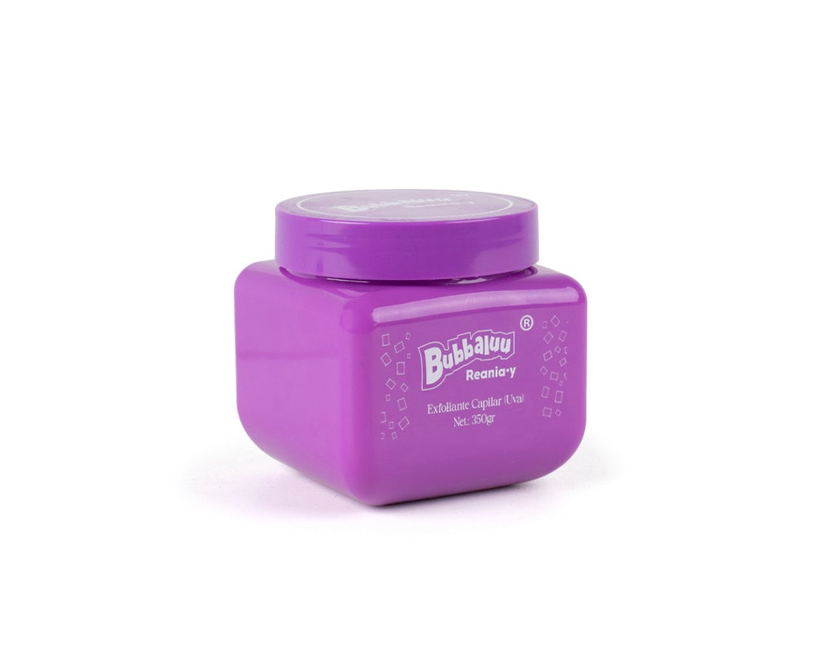 EXFOLIANTE CAPILAR 350gr AROMA UVA BUBBALUU