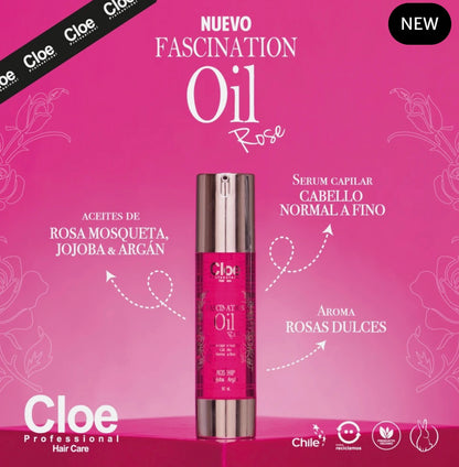 FASCINATION OIL ROSE 50ml. ACEITE CAPILAR NUTRITIVO CLOE