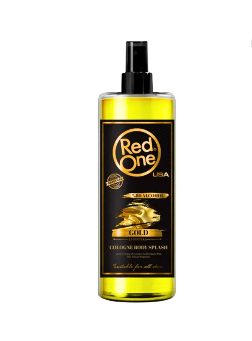 Red One After Shave Cologne Gold Body Splash Hombre 400ml