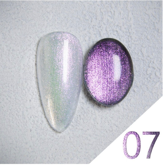 Nro 07 AURORA EFFECT GEL ESMALTE PERMANENTE SWEET COLOR 15ml