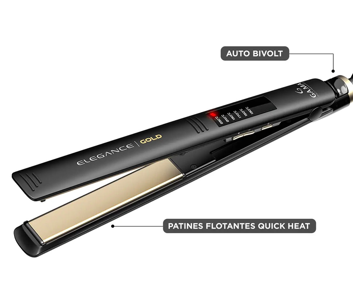 PLANCHA GAMA LED GOLD DUAL PLATEA