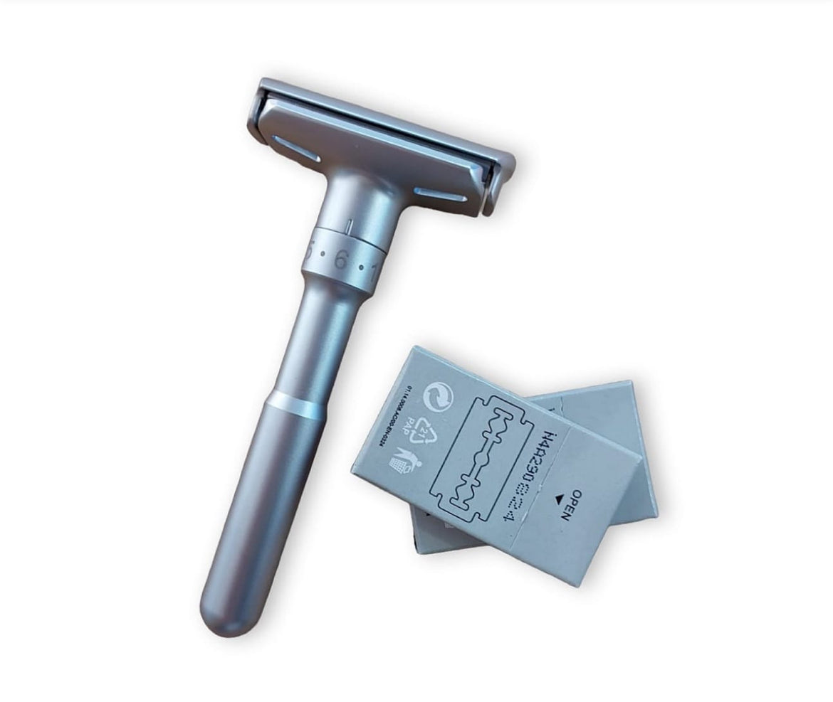 MAXCARE NAVAJIN RAZOR MAQUINA DE AFEITAR ACERO INOXIDABLE+ 5 hojas