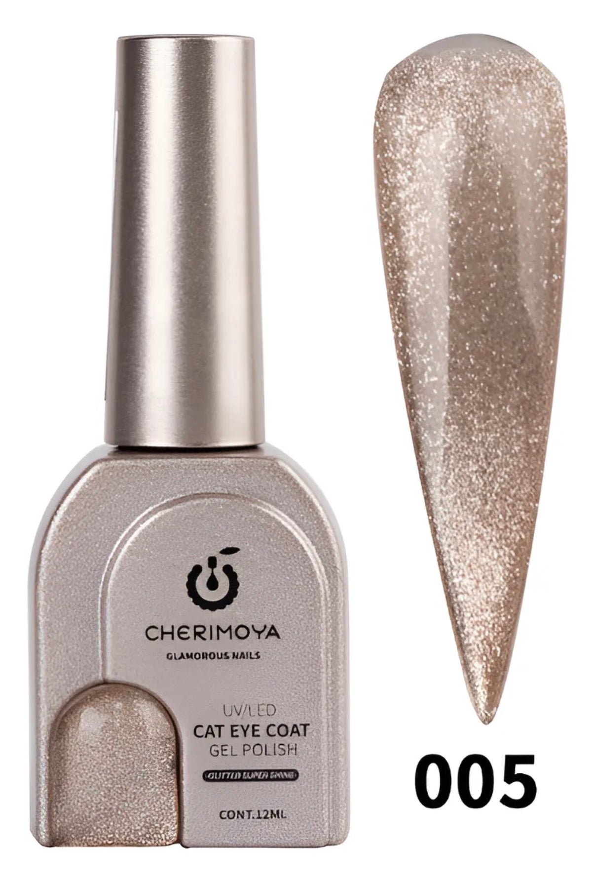 005 GLITTER SUPER SHINE ESMALTE OJO DE GATO 072-007 12ml