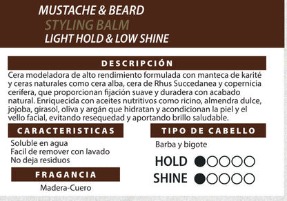 CERA NISHMAN MUSTACHE AND BEARD WAX 100ml