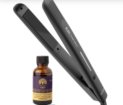PLANCHA CERAMIC SHINE + ACEITE DE ARGANIA GAMA