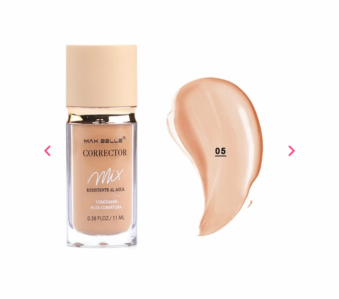 CORRECTOR LÍQUIDO 10ml MAX BELLE
