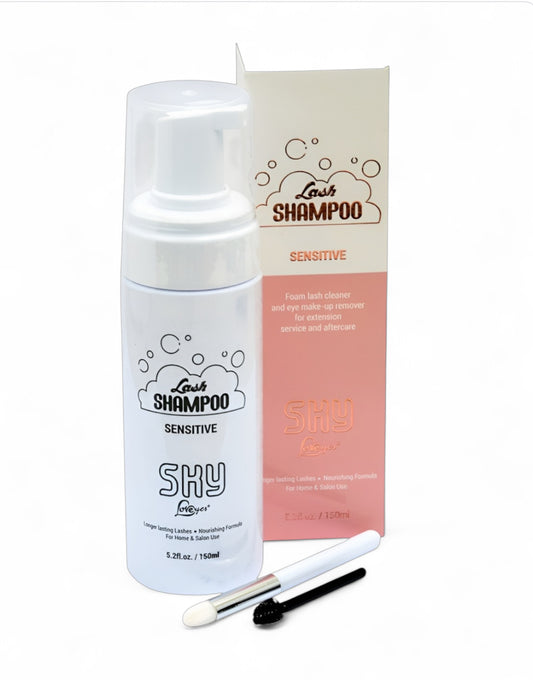 SHAMPOO PESTAÑAS 150ml. LOVEYES INCLUYE ACCESORIOS