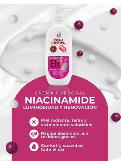 CREMA CORPORAL DE VITAMINA B3