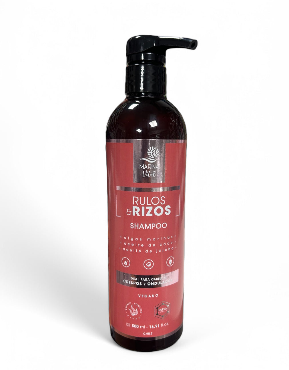 SHAMPOO RULOS Y RIZOS 500ml. MARINA VITAL