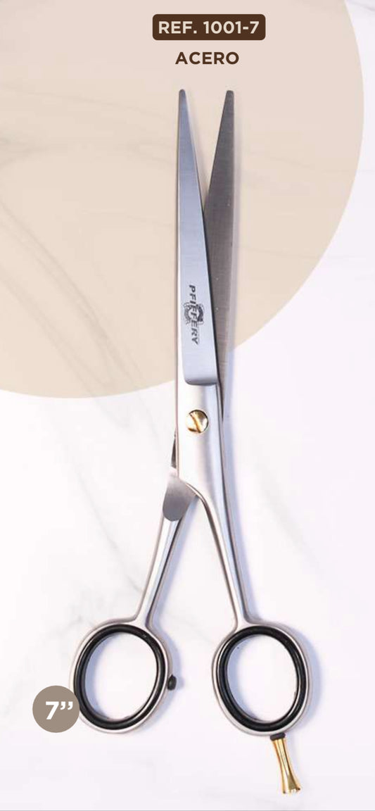 TIJERA MICRODENTADA ACERO PAKISTANÍ 7.0” PFIFFERY