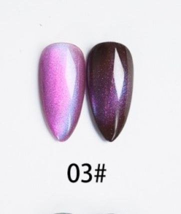 Nro 03 AURORA STARLIT ESMALTE OJO DE GATO SWEET COLOR 15ml