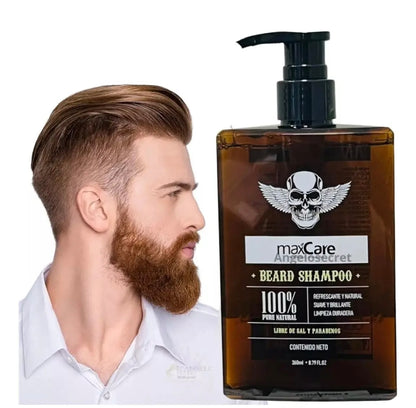 MAXCARE SHAMPOO BARBER 100% NATURAL 260ML
