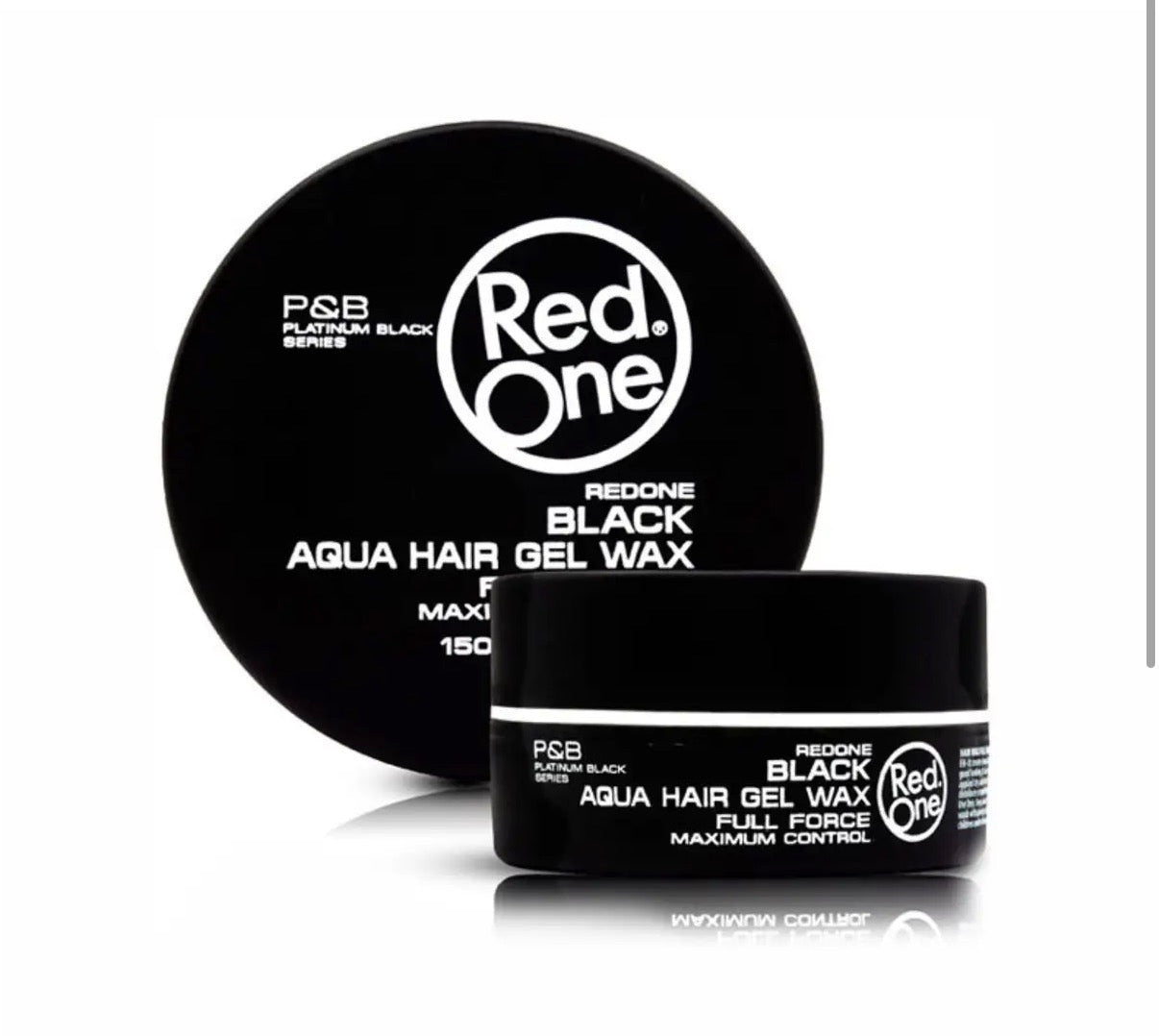 Cera Capilar Red One Aqua Hair Gel Wax Black 150ml