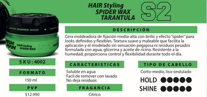 CERA TARANTULA SPIDER WAX S2 150ml VERDE