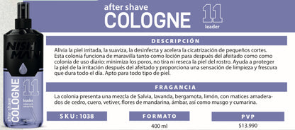 AFTER SHAVE COLOGNE 11 400ml NISH MAN