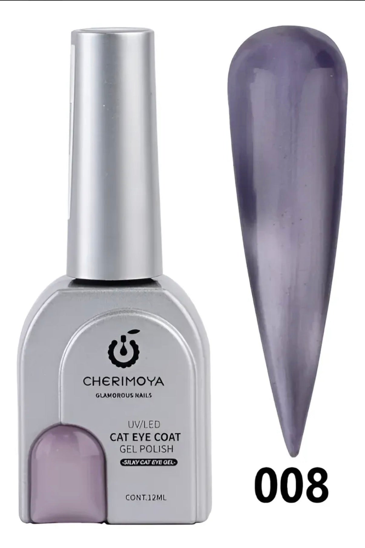 008 SILKY ESMALTE OJO DE GATO 072  12ml CHERIMOYA