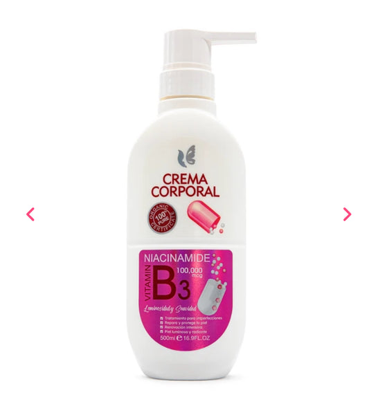 CREMA CORPORAL DE VITAMINA B3