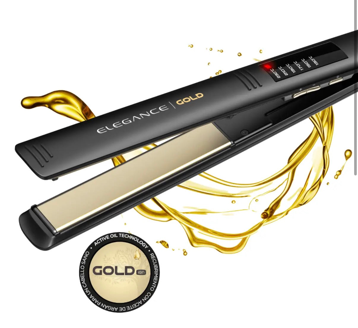 PLANCHA GAMA LED GOLD DUAL PLATEA