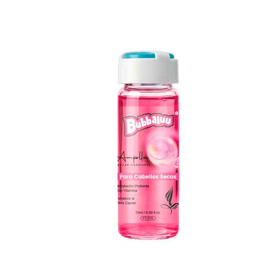 AMPOLLA CABELLO SECO 15ml (HIDRATA Y FORTALECE) BUBBALUU