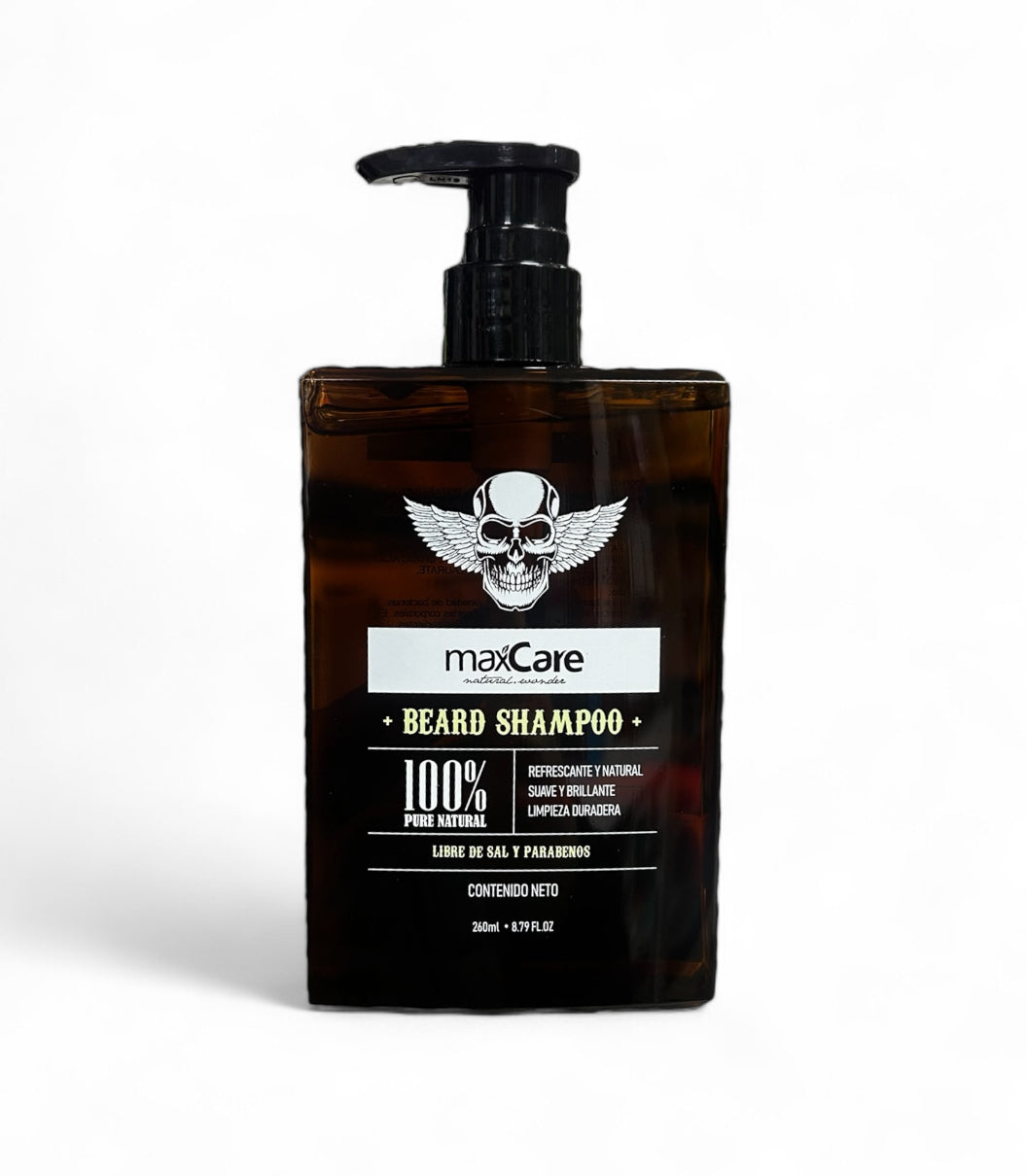 MAXCARE SHAMPOO BARBER 100% NATURAL 260ML