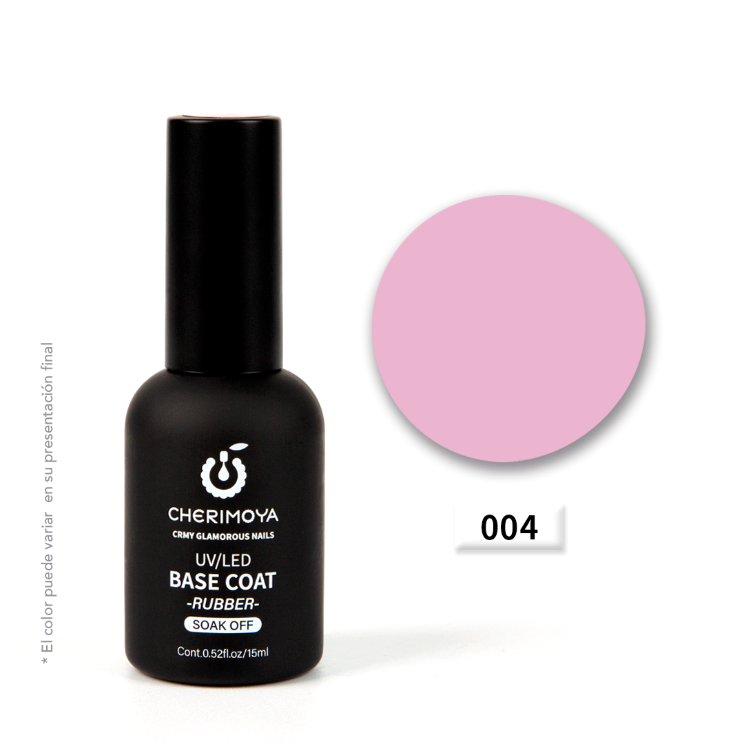 BASE COAT RUBBER ROSA BARBIE CHERIMOYA 004