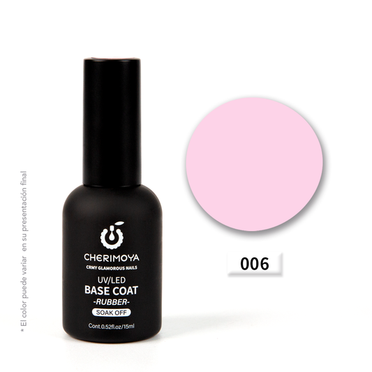 BASE COAT RUBBER ROSADO CHERIMOYA