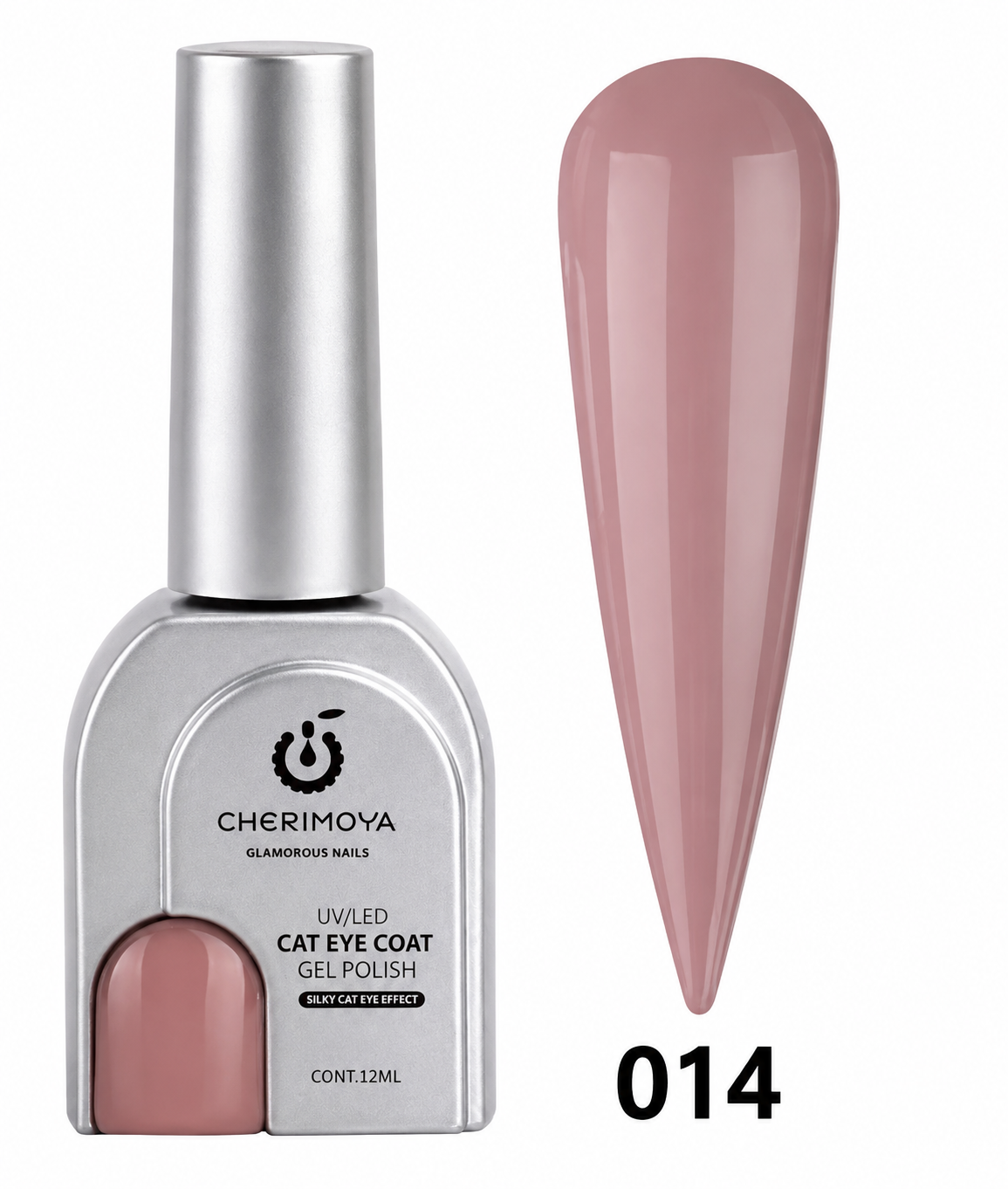 014 SILKY ESMALTE OJO DE GATO 072-010 12ml CHERIMOYA
