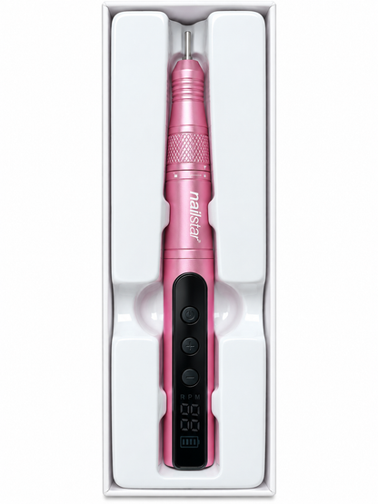 TORNO LÁPIZ PORTABLE 35.000RPM NAILSTAR (ROSADO)