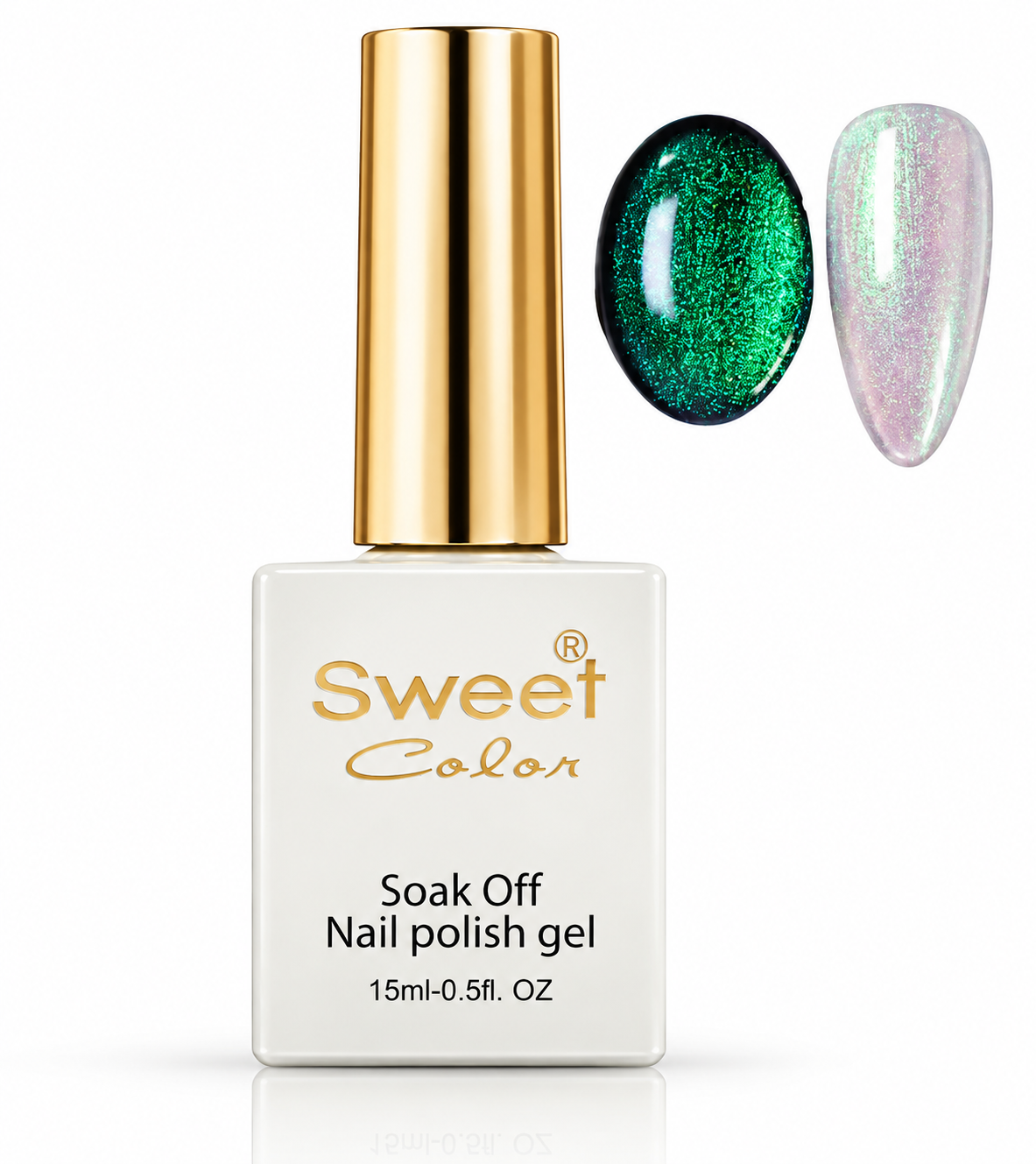 Nro 05 AURORA EFFECT GEL ESMALTE PERMANENTE SWEET COLOR 15ml
