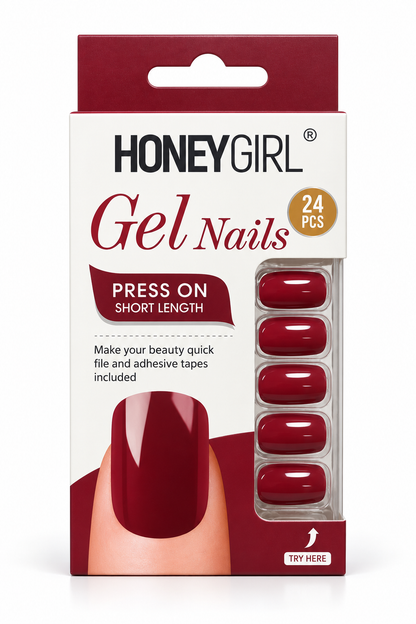 UÑAS PRESS ON YS057 HONEY GIRL 24pcs