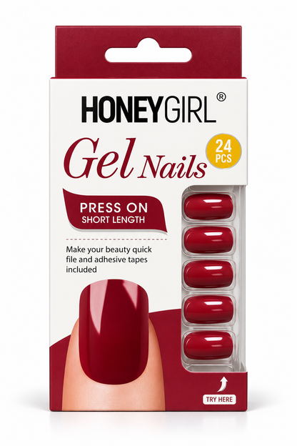 UÑAS PRESS ON YS002 HONEY GIRL 24pcs