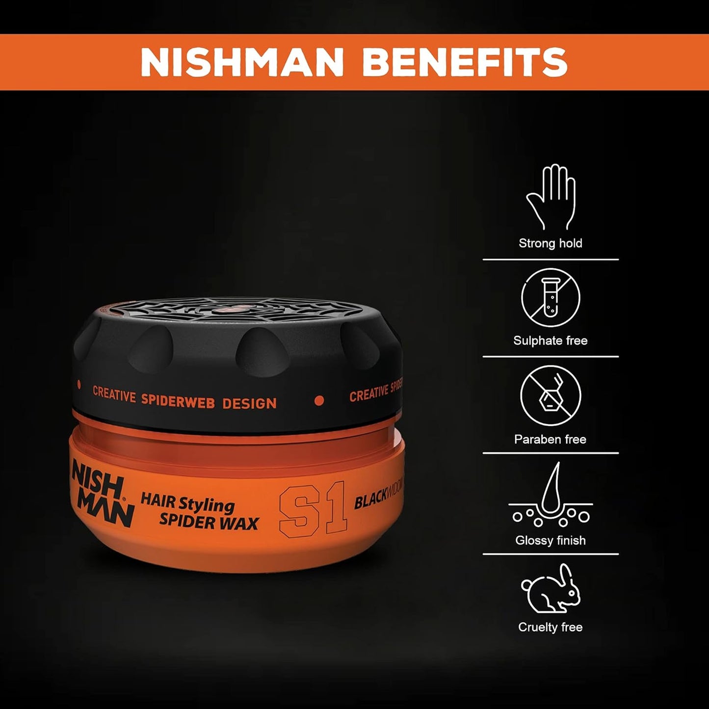 HAIR SPIDER WASH NISHMAN S1 (cera capilar)