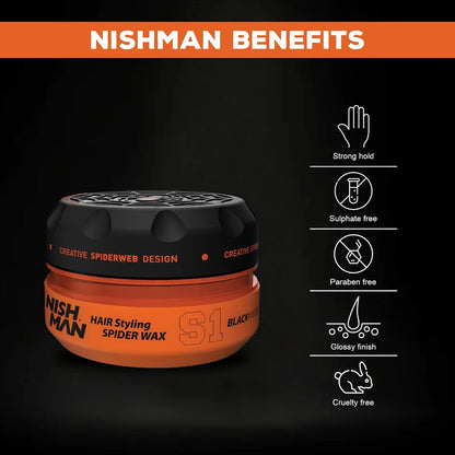 HAIR SPIDER WASH NISHMAN S1 (cera capilar)