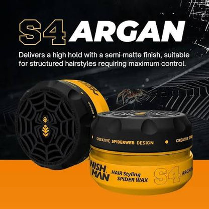 HAIR SPIDER WASH NISHMAN S4 ARGAN (cera capilar)