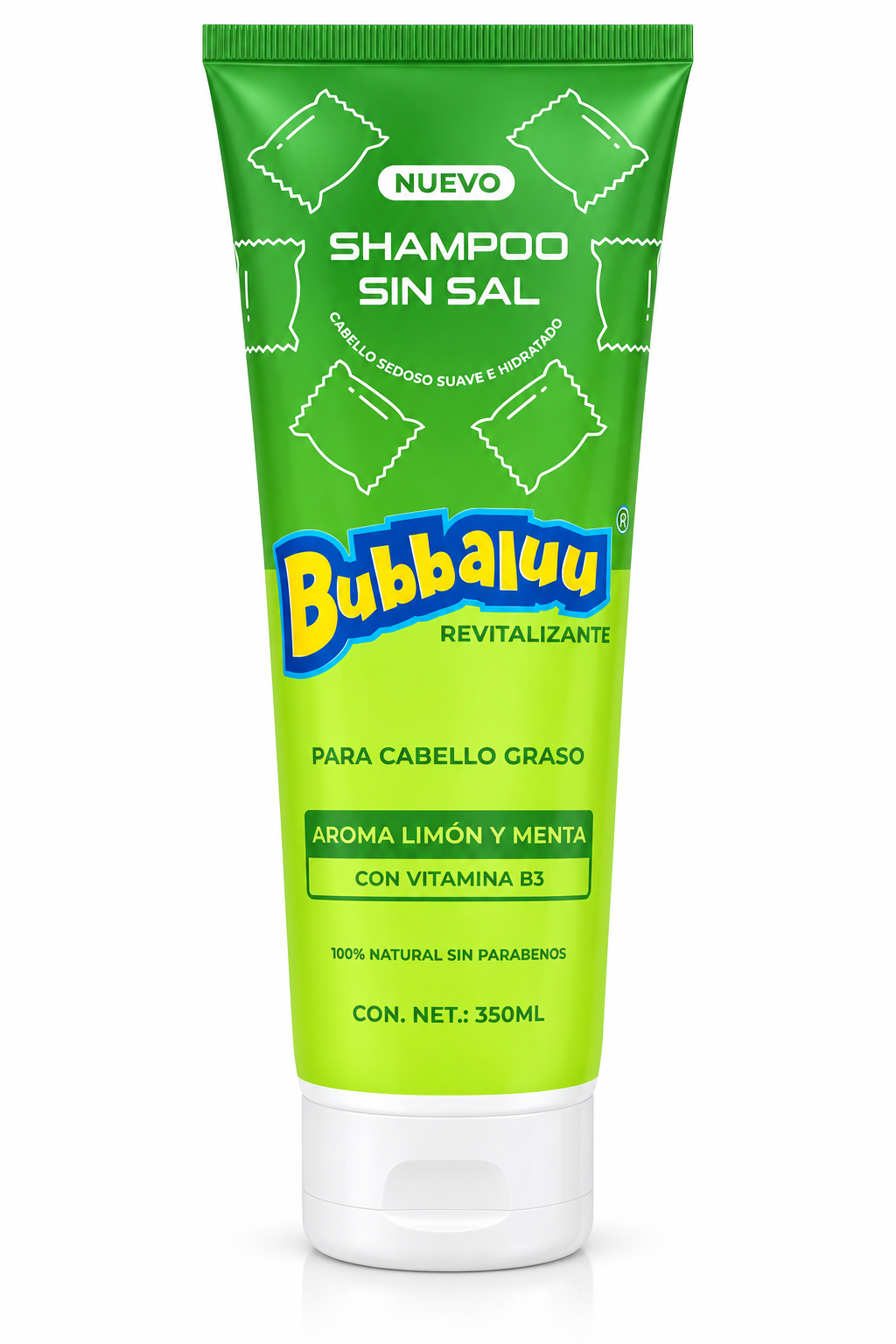 SHAMPOO CABELLO GRASO 350ml BUBBALUU