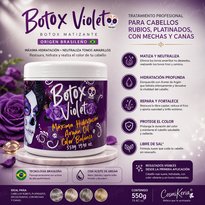 BOTOX MATIZANTE VIOLETA 550g.