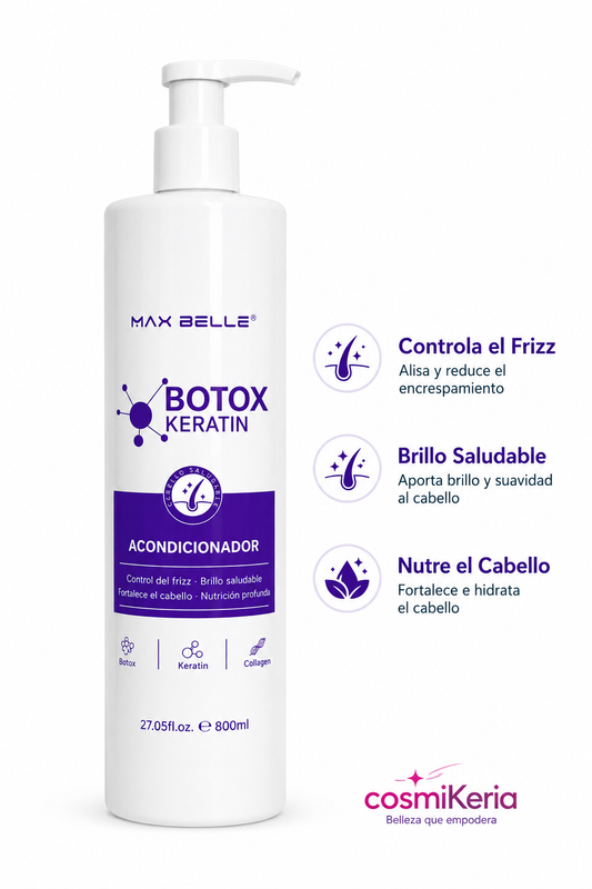 ACONDICIONADOR BOTOX KERATIN MAX BELLE 800ml